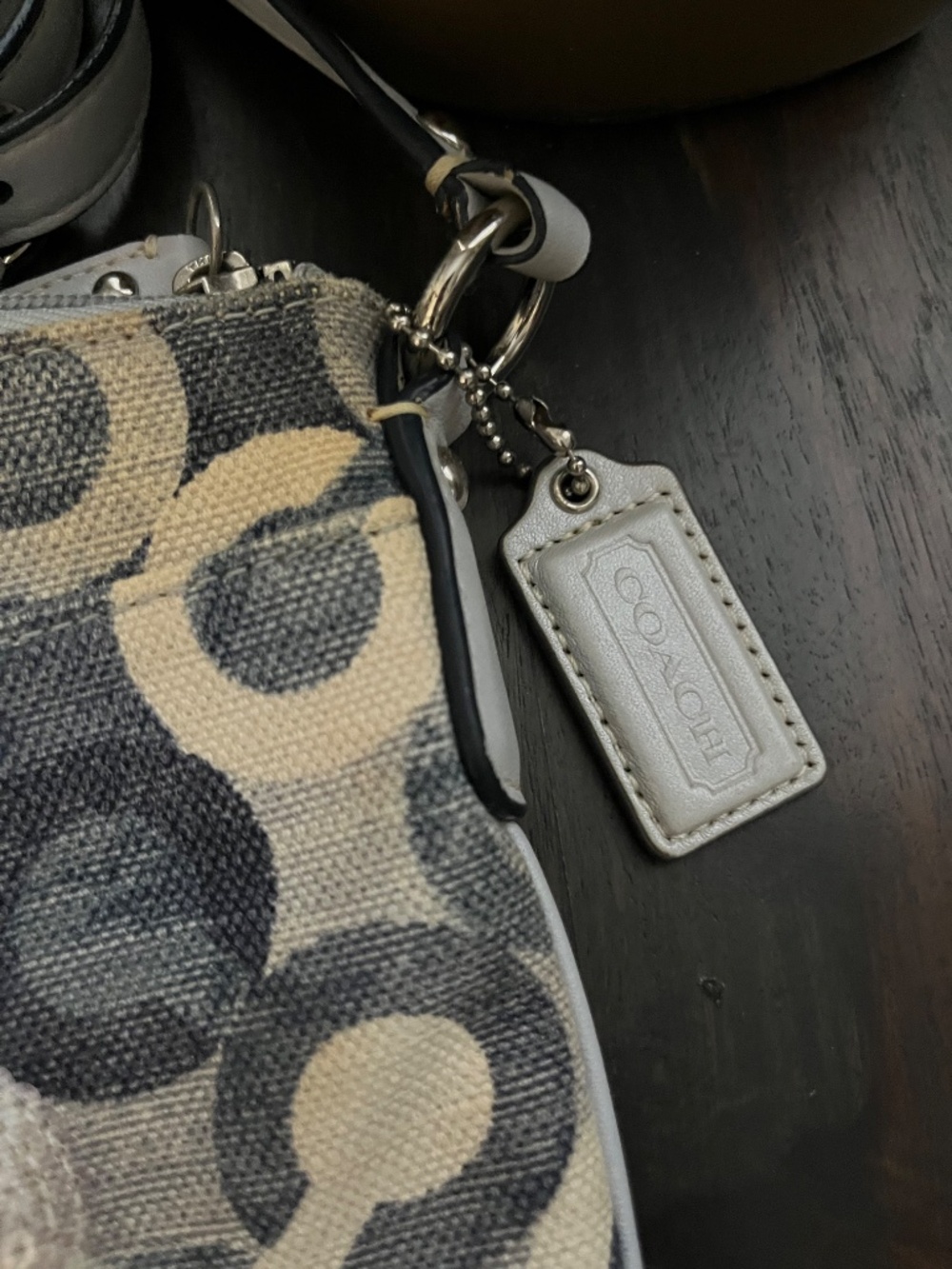 Coach Kristin Op Art Signature Sequin Swingpack Crossbody Bag - Picture 2 of 15